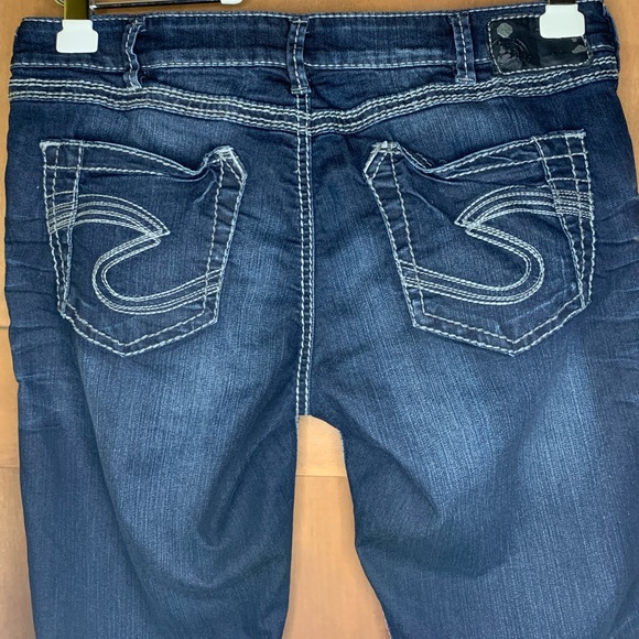 Silver Jeans Tuesday mid skinny jeans size 34x31 - Picture 6 of 9